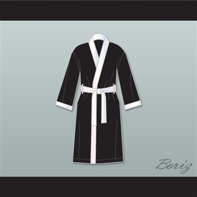 Rubin 'Hurricane' Carter Black Satin Full Boxing Robe