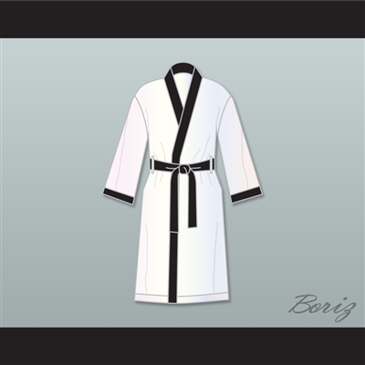 Rubin 'Hurricane' Carter White Satin Full Boxing Robe