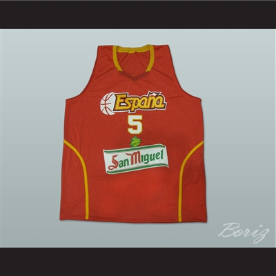 Rudy Fernandez Espana Basketball Jersey