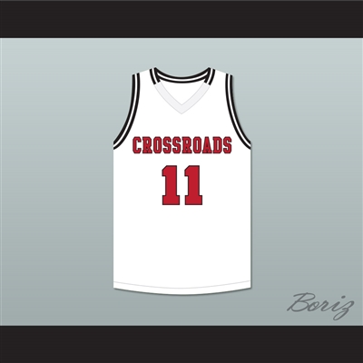 Shareef O'Neal 11 Crossroads School Roadrunners White Basketball Jersey 2