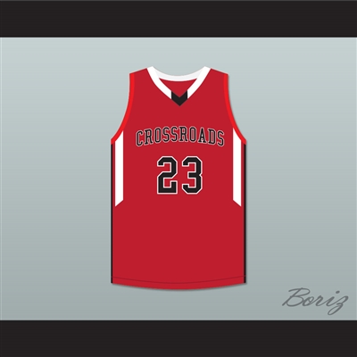 Shareef O'Neal 23 Crossroads School Roadrunners Red Basketball Jersey 2