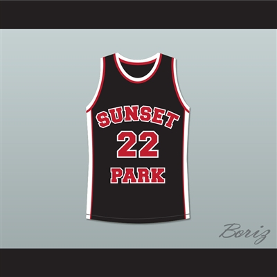 Antwon Tanner Drano 22 Sunset Park Black Basketball Jersey