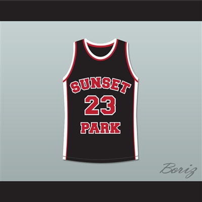 De'aundre Bonds Busy-Bee 23 Sunset Park Black Basketball Jersey