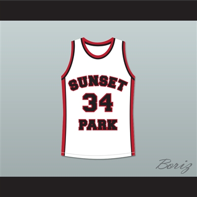 Guy Torry Boo Man 34 Sunset Park White Basketball Jersey