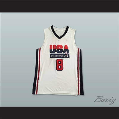 Scottie Pippen 8 USA Team Home Basketball Jersey