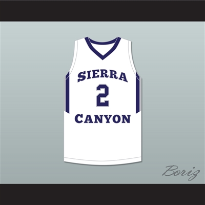 Scotty Pippen Jr 2 Sierra Canyon School Trailblazers White Basketball Jersey 1