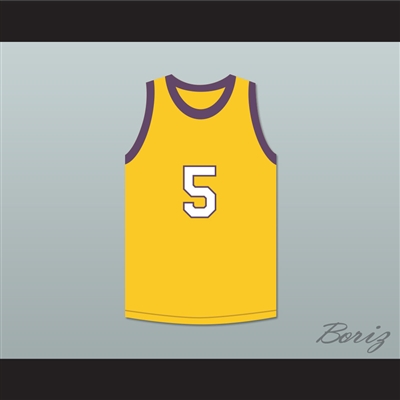 Saffron Johnson 5 Los Angeles Yellow Basketball Jersey MADtv Skit