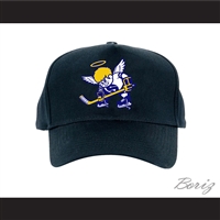 WHA Minnesota Fighting Saints Black Baseball Hat