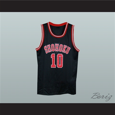 Slam Dunk Shohoku 10 Sakuragi Hanamichi Basketball Jersey Manga