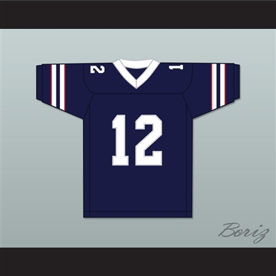 David Leisure Lenny Salvino 12 California Bulls Football Jersey 1st & Ten