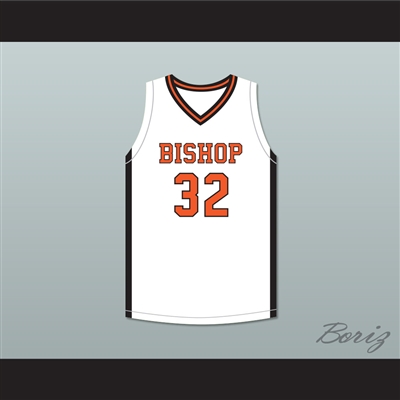 Sam Garcia 32 Bishop Hayes Tigers White Basketball Jersey The Way Back
