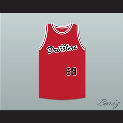 San Andreas Dribblers 69 Red Basketball Jersey