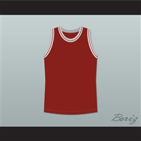 Philip Seymour Hoffman Sandy Lyle Along Came Polly Dark Red Basketball Jersey