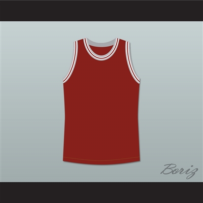 Philip Seymour Hoffman Sandy Lyle Along Came Polly Dark Red Basketball Jersey