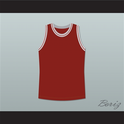 Philip Seymour Hoffman Sandy Lyle Along Came Polly Dark Red Basketball Jersey