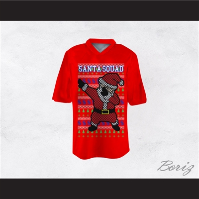 Santa Squad Football Jersey Design 1