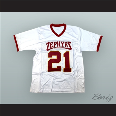 Saquon Barkley 21 Whitehall High School Zephyrs White Football Jersey