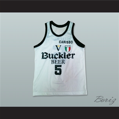 Sasha Danilovic 5 Virtus Bologna Basketball Jersey