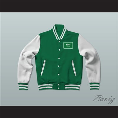 Saudi Arabia Varsity Letterman Jacket-Style Sweatshirt