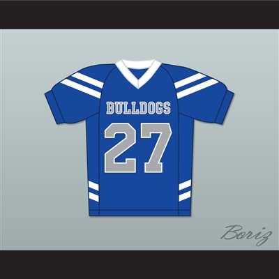 Sawyer Higgins 27 Bulldogs School Football Jersey