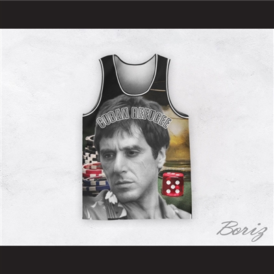 Scarface 11 Cuban Refugee Basketball Jersey Design 5