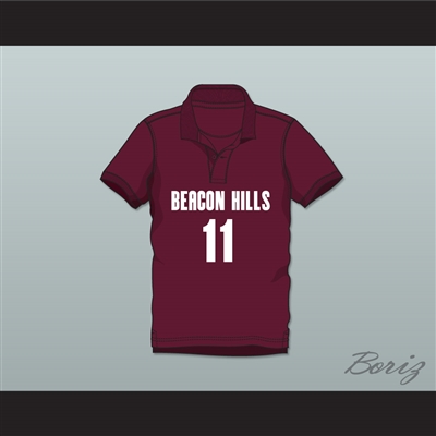 Scott McCall 11 Beacon Hills Cyclones Polo Shirt Teen Wolf