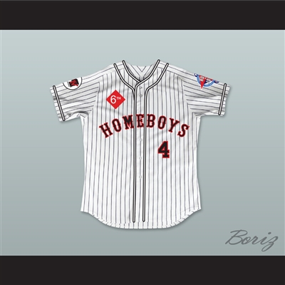Scott Wolf 4 Homeboys Pinstriped Baseball Jersey 6th Annual Rock N' Jock Softball Challenge 1995