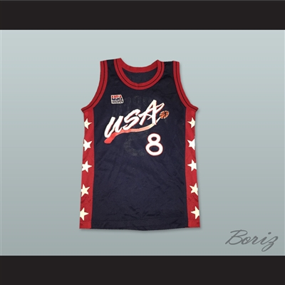 Scottie Pippen 8 USA Basketball Jersey Includes USA Patch