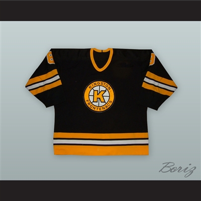 Sean McMorrow 8 Kingston Frontenacs Black Hockey Jersey