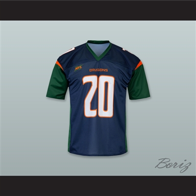 Seattle 20 Home Dark Blue Football Jersey