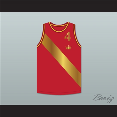 Semmi 4 Red Basketball Jersey