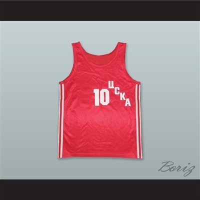 Sergei Belov 10 CSKA Moscow Red Basketball Jersey