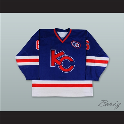Sergei Soin 6 Soviet Wings Blue Hockey Jersey