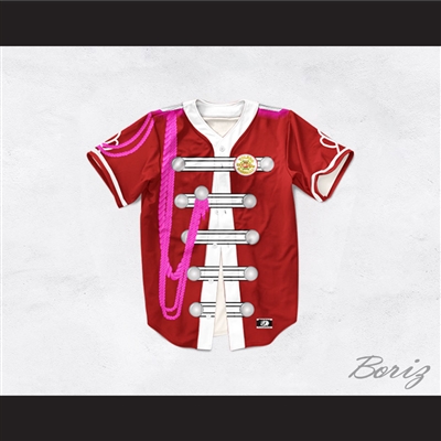 John Lennon 17 Red Sgt. Pepper's Style Baseball Jersey