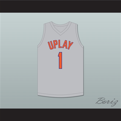 Shaedon Sharpe 1 UPLAY Canada AAU Light Gray Basketball Jersey 2