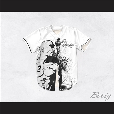 Tupac Amaru Shakur 11 Los Angeles Lady Liberty Baseball Jersey