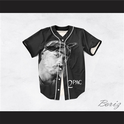Tupac Shakur 13 Killuminati Black Baseball Jersey