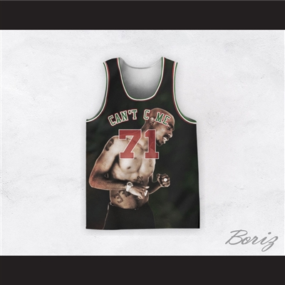Tupac Shakur 71 Can't C Me Black Basketball Jersey