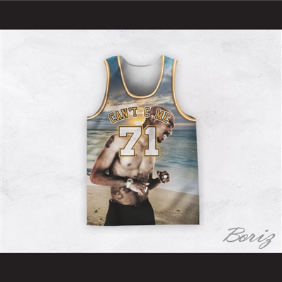 Tupac Shakur 71 Can't C Me Beach Sunset Basketball Jersey