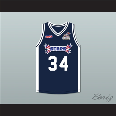 Shaquille 'Shaq' O'Neal 34 Stars Basketball Jersey Rock N' Jock All Star Jam 2002