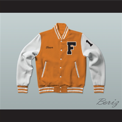 Shawn Colfax 17 Gerald R. Ford High School Tigers Varsity Letterman Jacket-Style Sweatshirt Fired Up!