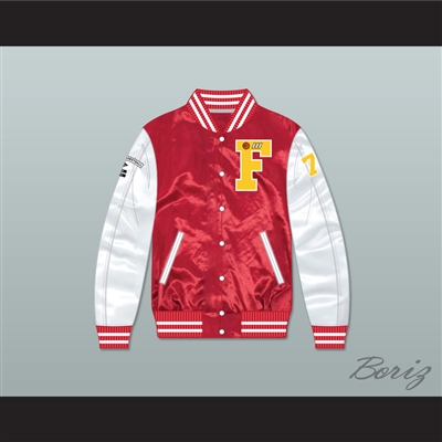 Thomas Shepard Class of 1979 Red/ White Varsity Letterman Satin Bomber Jacket