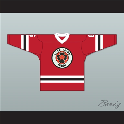 Sholtzy 6 Letterkenny Irish Red Alternate Hockey Jersey
