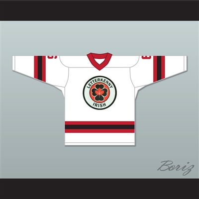 Sholtzy 6 Letterkenny Irish White Alternate Hockey Jersey