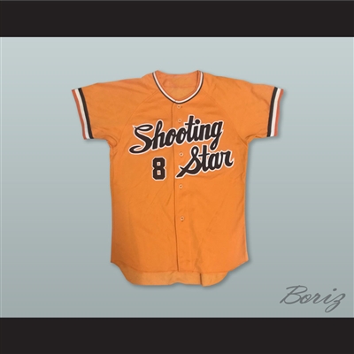 Shooting Star 8 Orange Baseball Jersey