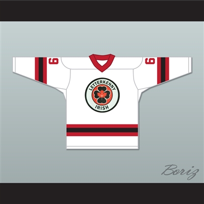 Shoresy 69 Letterkenny Irish White Alternate Hockey Jersey