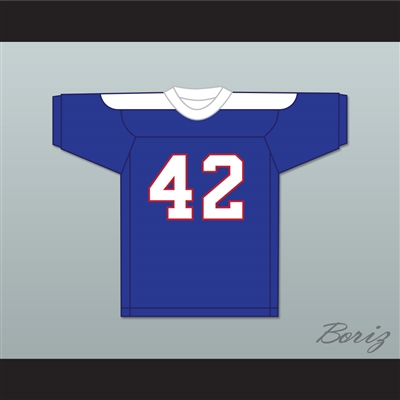 Sid Luckman 42 Erasmus Hall High School Blue Football Jersey 1