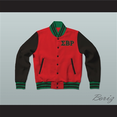 Sigma Beta Rho Fraternity Varsity Letterman Jacket-Style Sweatshirt