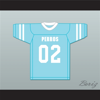 Siqueiros 02 Santa Martha Perros (Dogs) Light Blue Football Jersey The 4th Company
