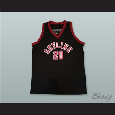 Gary Payton 20 Skyline High School Basketball Jersey Black